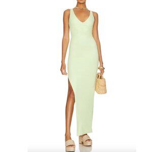 Riot Swim Remi Deep V Dress - Midori
